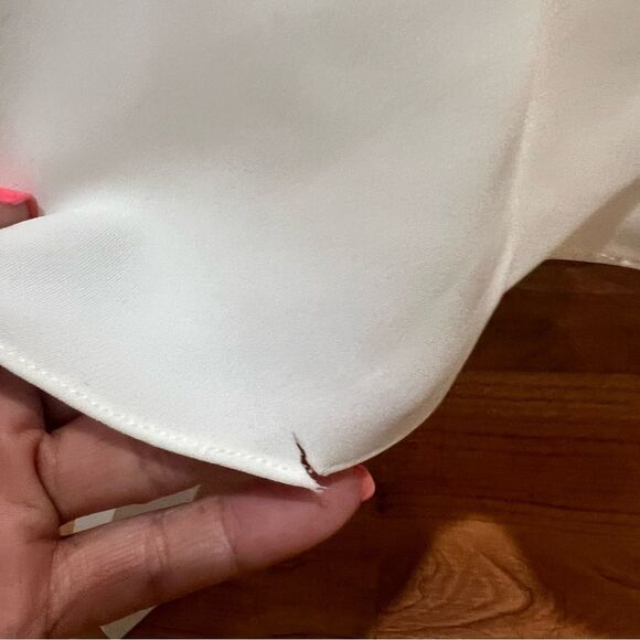 NWT Sachin and Babi Naomi Halter Asymmetric Midi Dress women's size 10 in ivory - Picture 9 of 15